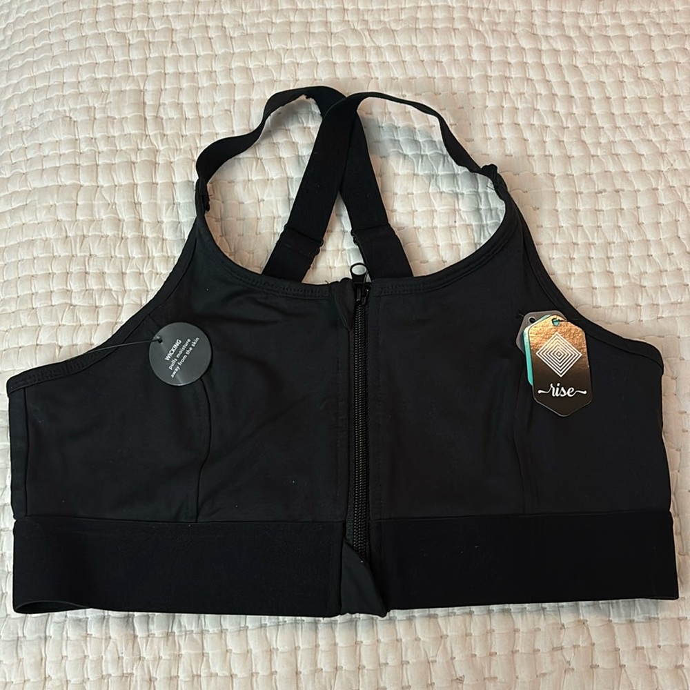 LuLaRoe Consistent Black Rise Sports Bra